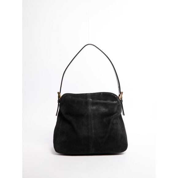 Fendi Black Suede Mamma Shoulder Bag - Picture 6 of 12